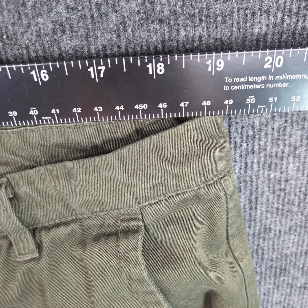 Matchstick Argus Mens Olive Green Cotton Chino Utility Trousers Size 38 Gorpcore